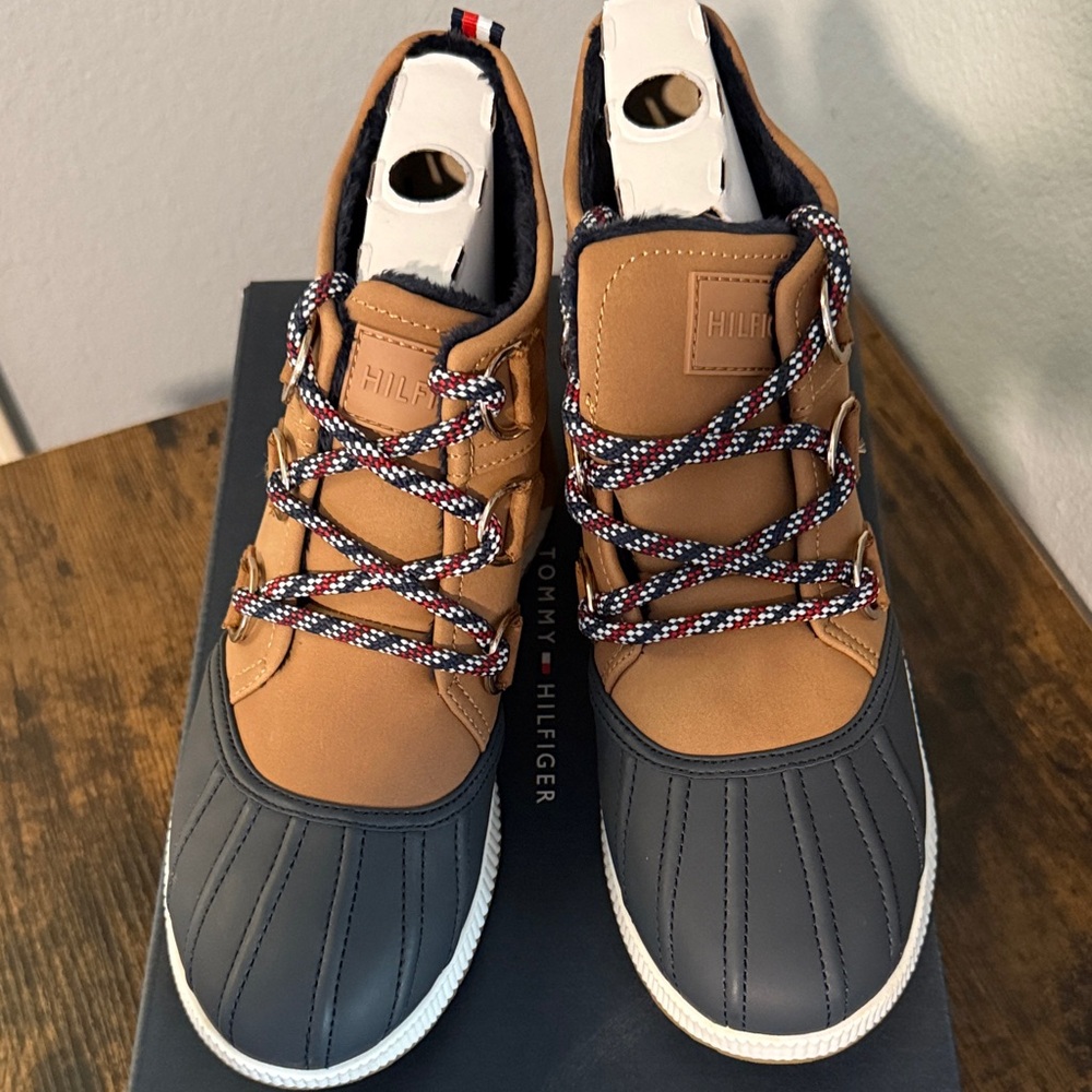 Tommy Hilfiger Brown and Black Winter Boots -Brand New!